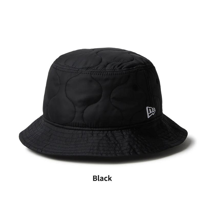 NEW ERA ニューエラ　ブラック　黒　キルティング　サイズM NEW ERA（ニューエラ） キルティング バケットハット バケハ バケット