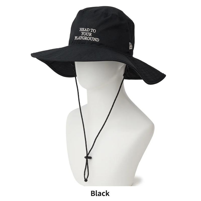 NEW ERA（ニューエラ） メッシュあご紐付きサファリハット ユニ