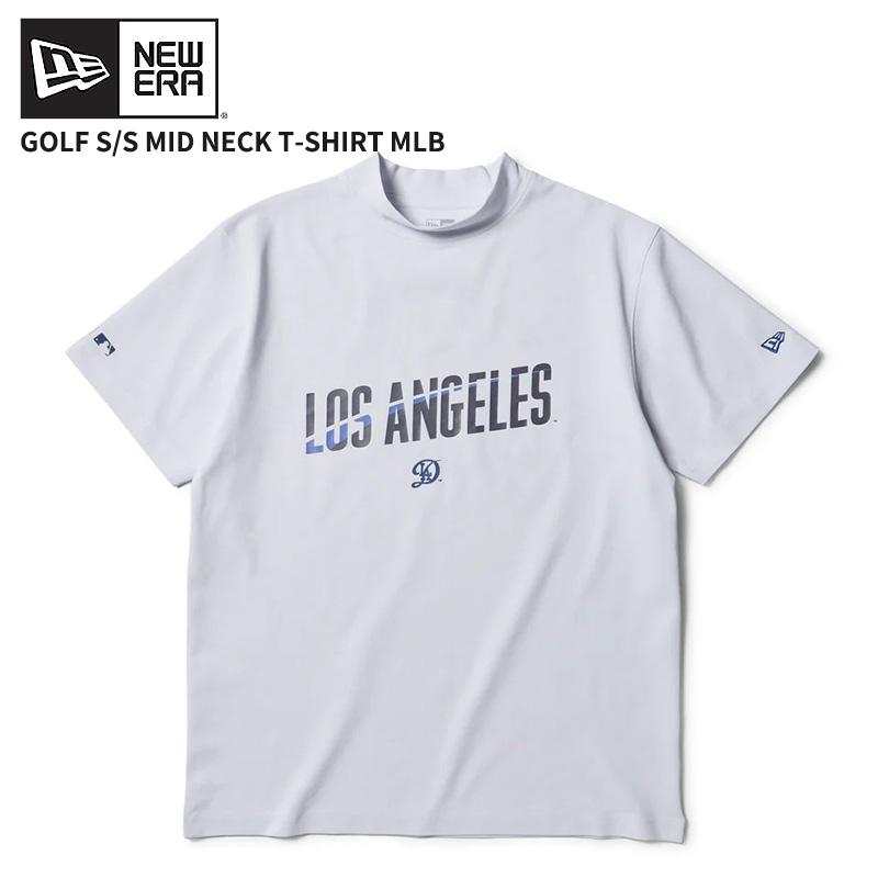 NEW ERA（ニューエラ） 半袖Tシャツ ミッドネック MLB ドジャース