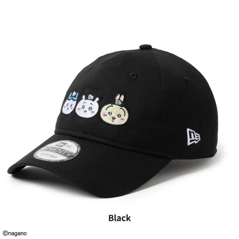 ちいかわ ニューエラ　ニット帽NEW ERA® 黒・グレー・ピンク、3色セット NEW ERA（ニューエラ） ちいかわ キャップ レディース 9TWENTY ちい