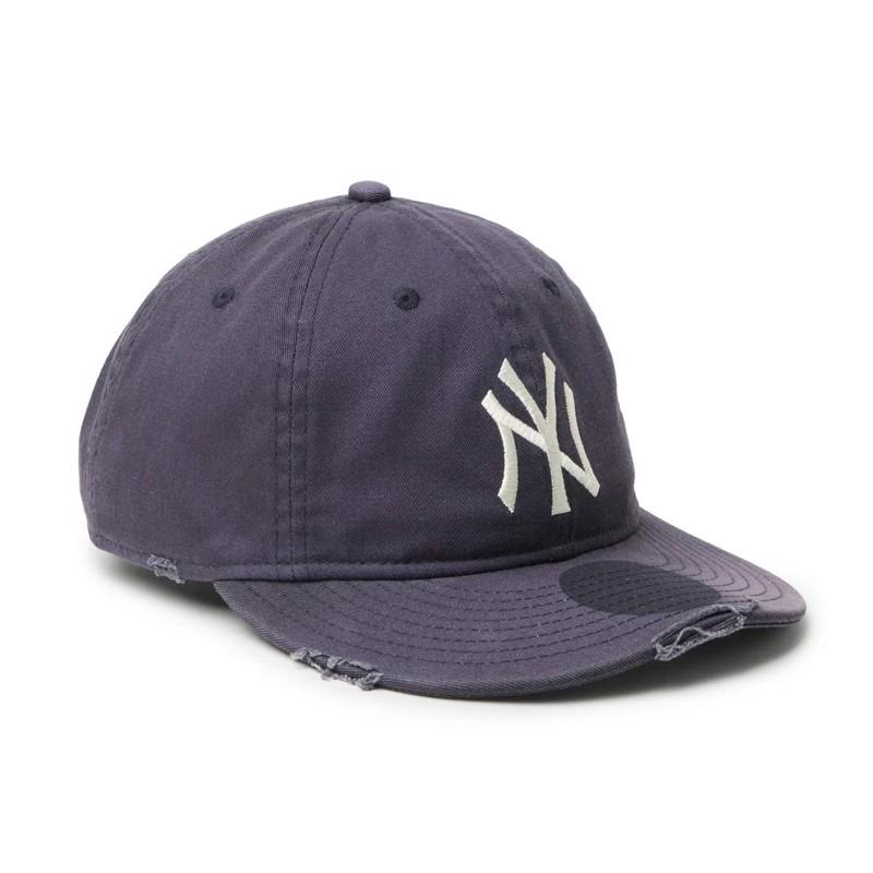 NEWERAニューヨーク・ヤンキース ダメージキャップGORO Mサイズ NEW ERA（ニューエラ） 14880394 9THIRTY powered by GORO (min-nano