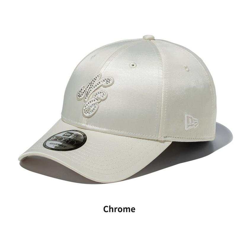 【みみページ】ニューエラ　白　スワロフスキー　デコ　9FORTY NEW ERA（ニューエラ） NEW ERA 9FORTY White Day ラインストーン