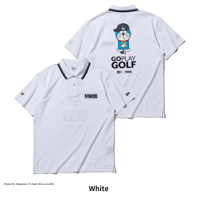 NEW ERA（ニューエラ） ゴルフ 半袖 鹿の子 ポロシャツ ドラえもん