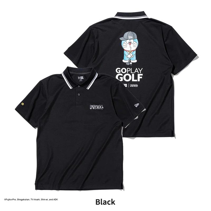 NEW ERA（ニューエラ） ゴルフ 半袖 鹿の子 ポロシャツ ドラえもん