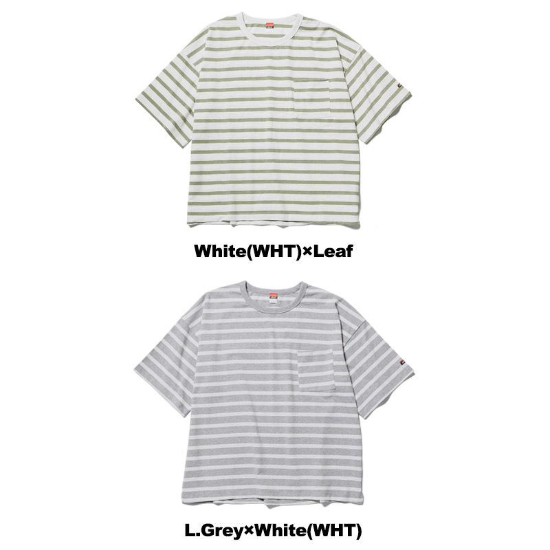 ナンガ NANGA ECO HYBRID LOOSE FIT BORDER TEE エコハイブリッド