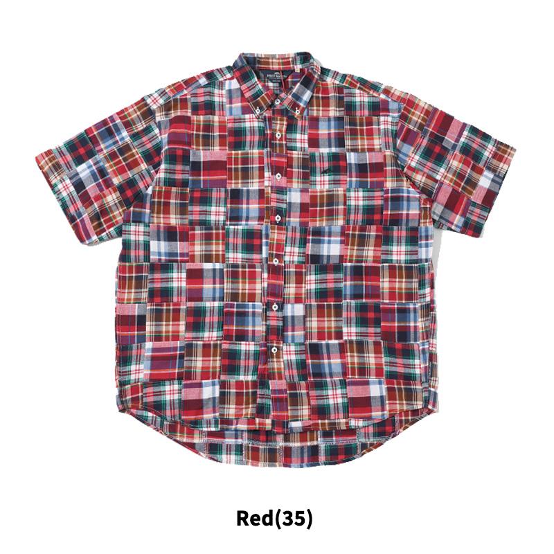 KRIFF MAYER（クリフメイヤー） パッチワークリラックス半袖チェック