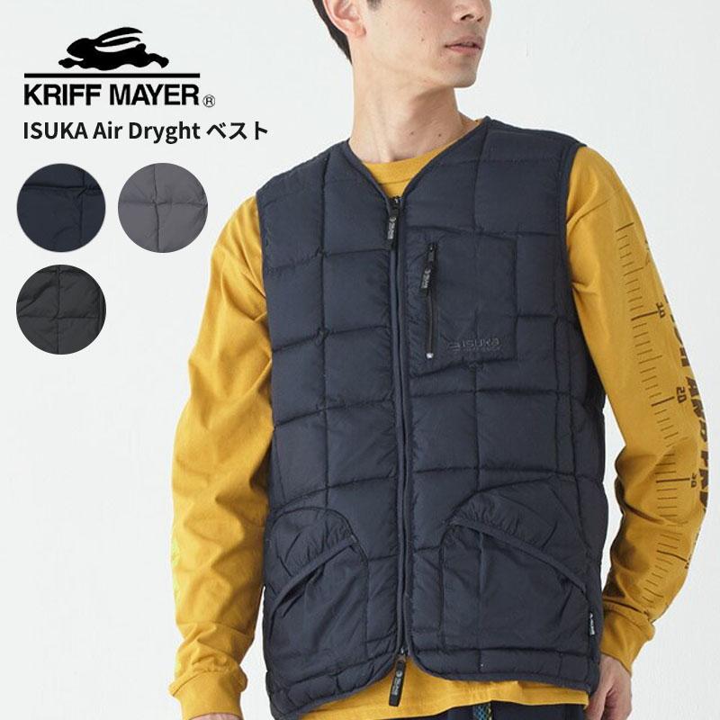 クリフメイヤー メンズ ダウンベスト KRIFF MAYER イスカ コラボ ISUKA AirDryght ベスト アウター 2414402 KRIFF MAYER（クリフメイヤー） メンズ ダウンベスト イスカ コラボ