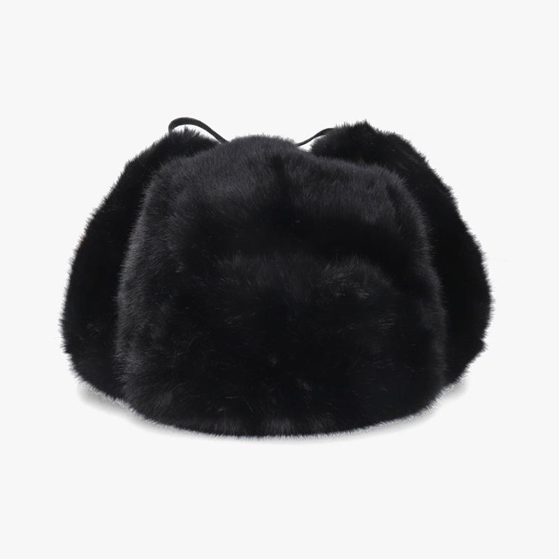 KANGOL（カンゴール） レディース メンズ ボア 帽子 ブラック フェイク