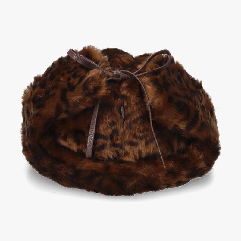 KANGOL（カンゴール） レディース メンズ ボア 帽子 レオパード