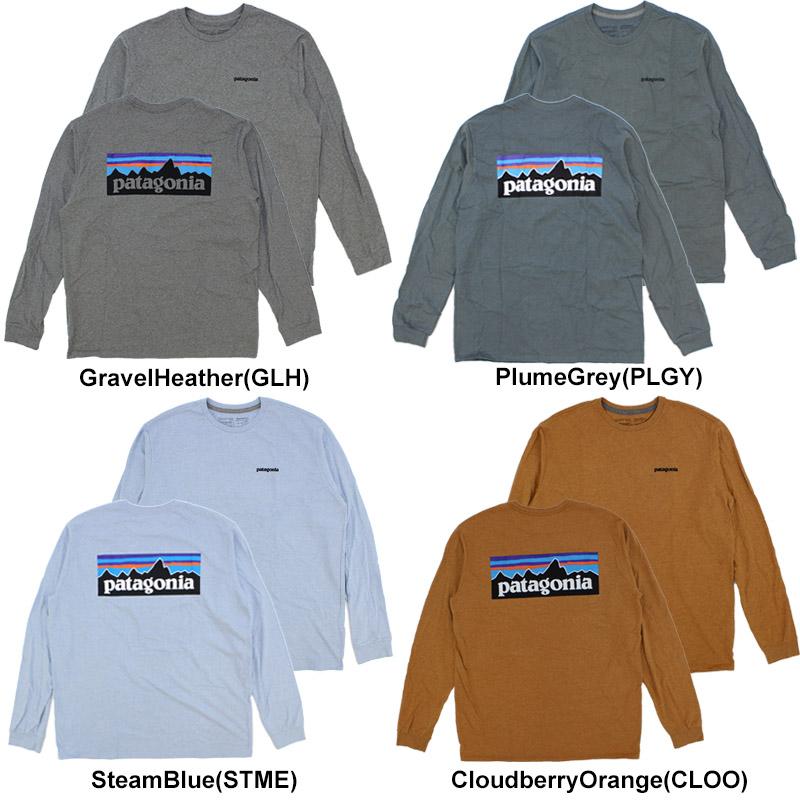 patagonia パタゴニア Tシャツ メンズ ロングスリーブ P-6ロゴ patagonia パタゴニア Tシャツ メンズ ロングスリーブ P-6ロゴ