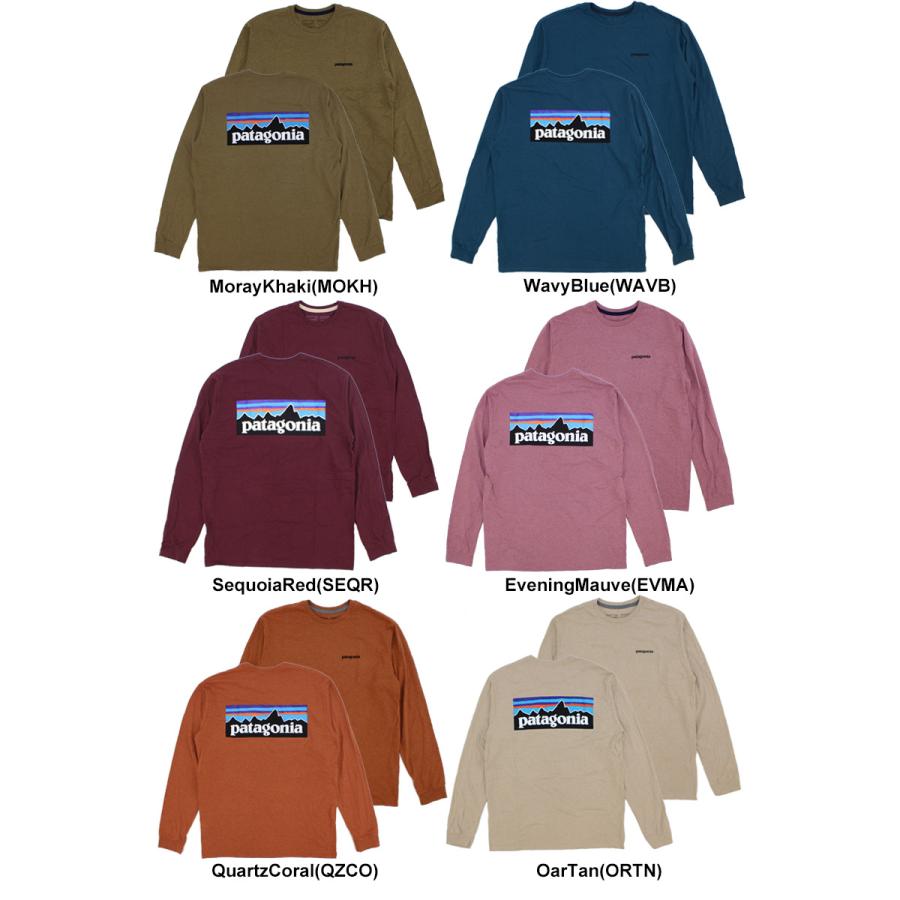 patagonia パタゴニア Tシャツ メンズ ロングスリーブ P-6ロゴ patagonia パタゴニア Tシャツ メンズ ロングスリーブ P-6ロゴ