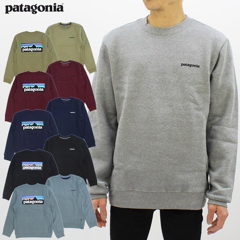 パタゴニア patagonia メンズ P-6 ロゴ アップリサイクル クルーネック