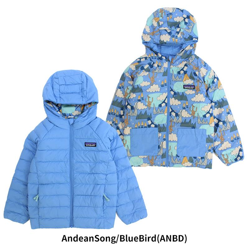 Patagonia フード付きリバーシブルダウンジャケット Patagonia パタゴニア リバーシブルダウン