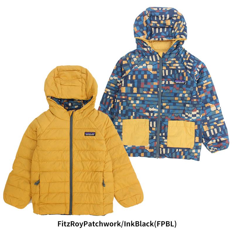patagonia フード付きリバーシブルダウンジャケット ベビー・リバーシブル・ダウン・セーター・フーディ 61372