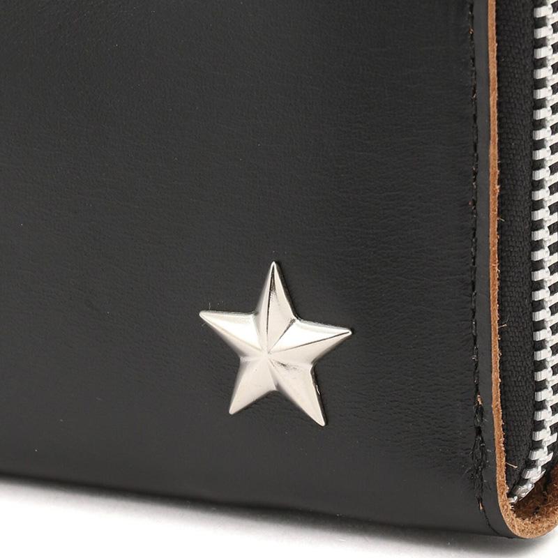 Schott N.Y.C（ショット） SCHOTT 長財布 スタッズ ワンスター ジップ