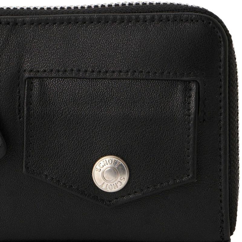 Schott N.Y.C（ショット） SCHOTT 長財布 レザー ライダース ジップ