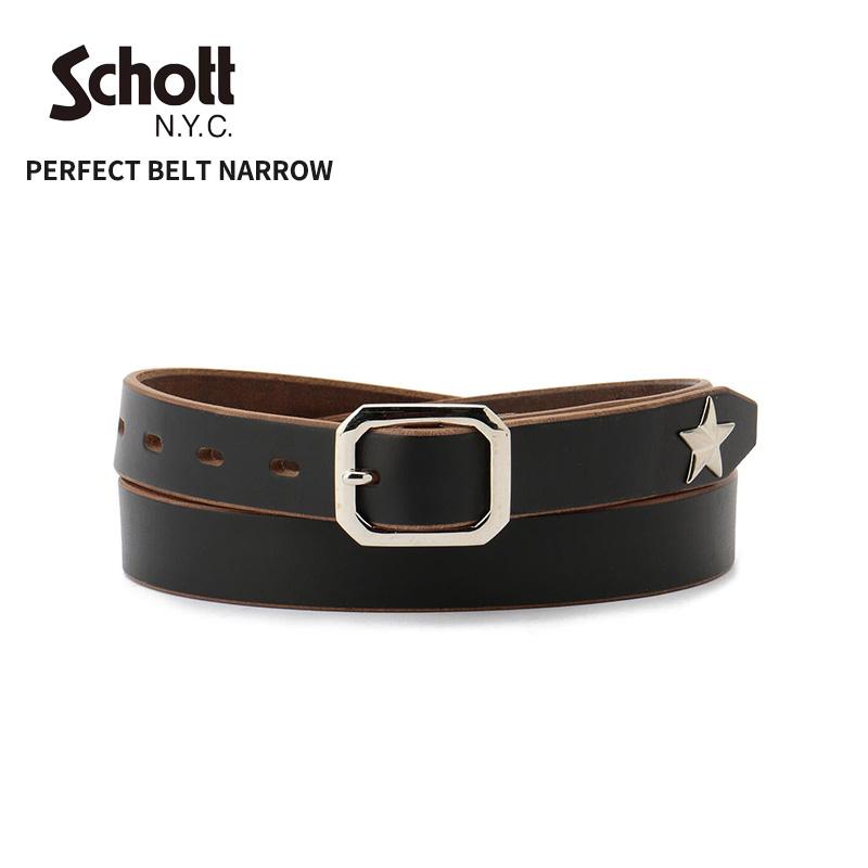 Schott 牛革ベルト サイズ34 黒 Schott 牛革ベルト サイズ34 黒 Schott 牛革ベルト サイズ34 黒
