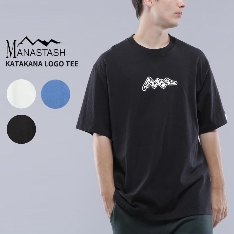 MANASTASH（マナスタッシュ） 半袖Tシャツ KATAKANA LOGO TEE カタカナ 
