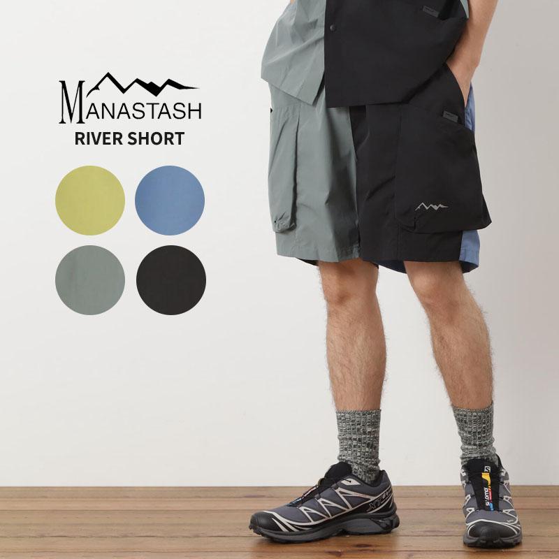 マナスタッシュ メンズ ショートパンツ ハーフパンツ MANASTASH リバーショーツ  SHORT ボトムス 792-5113002 MANASTASH（マナスタッシュ） メンズ ショートパンツ ハーフパンツ