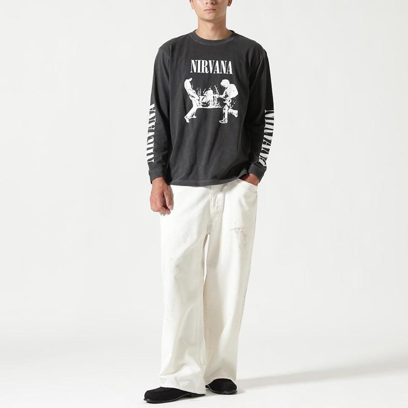 MANASTASH（マナスタッシュ） メンズ 長袖 バンドTシャツ ロックT