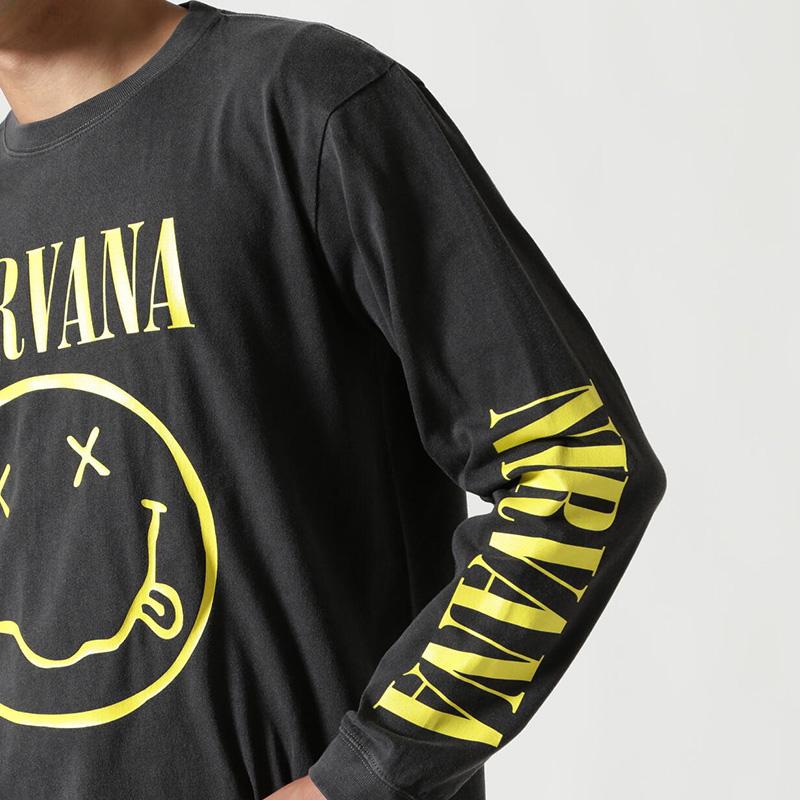 MANASTASH（マナスタッシュ） メンズ 長袖 バンドTシャツ ロックT