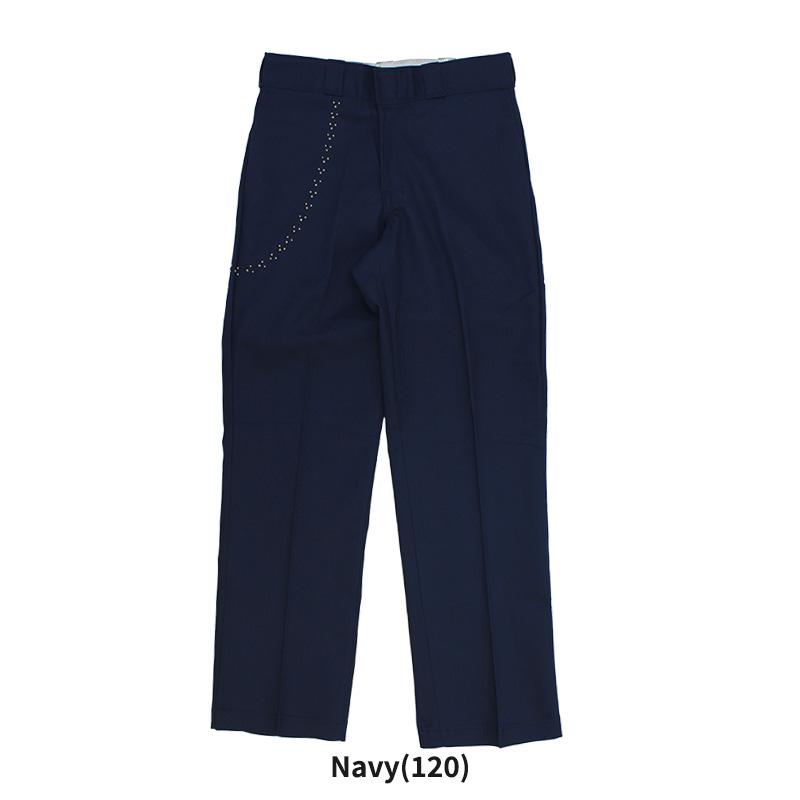 エイチティーシー メンズ ワークパンツ チノパン HTC アローチェーン ディッキーズ874型 パンツ スタッズ Dickies 793-6910005の画像