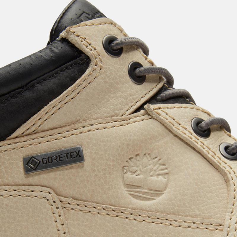 ティンバーランド メンズ トレッキング シューズ Timberland メンズ ヘリテージ GTX モックトゥ ミッド レザー モックシューズ A2JU5 AAM
