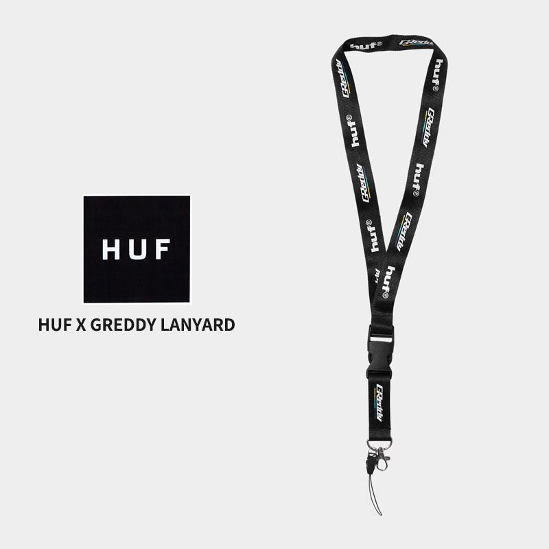 HUF ハフ X GREDDY LANYARD ネックストラップ ネームストラップ HUF ハフ X GREDDY LANYARD ネックストラップ ネームストラップ