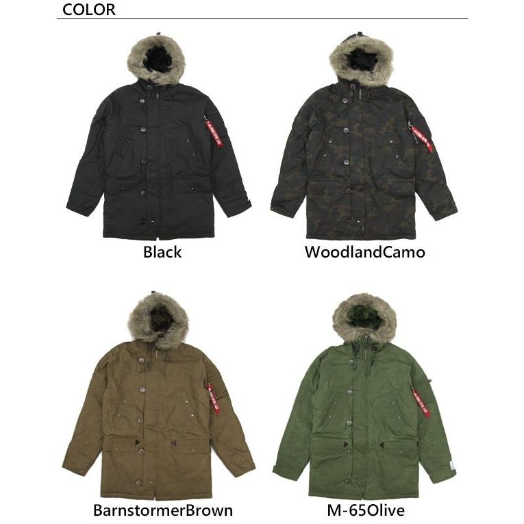 アルファ インダストリーズ ALPHA INDUSTRIES  N-3B W3X Parka ミリタリーコート アウター 男性用 メンズ[DD]｜neo｜07