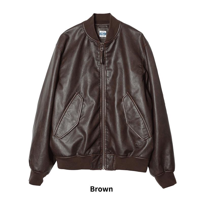 ジャケット・アウター Vintage / Military Leather Blouson 60's】Italian Army Motorcycle Leather Jacket