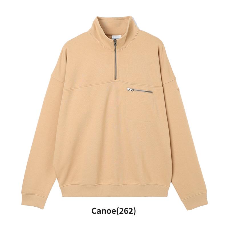 コロンビア メンズ ハーフジップスウェット レディース Columbia バガスウェットハーフジップ Bugasweat Half Zip トップス カットソー AM5813 Columbia（コロンビア） メンズ ハーフジップスウェット レディース