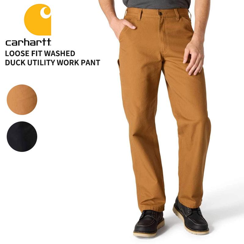 Carhartt（カーハート） メンズ ワークパンツ Loose Fit Washed Duck