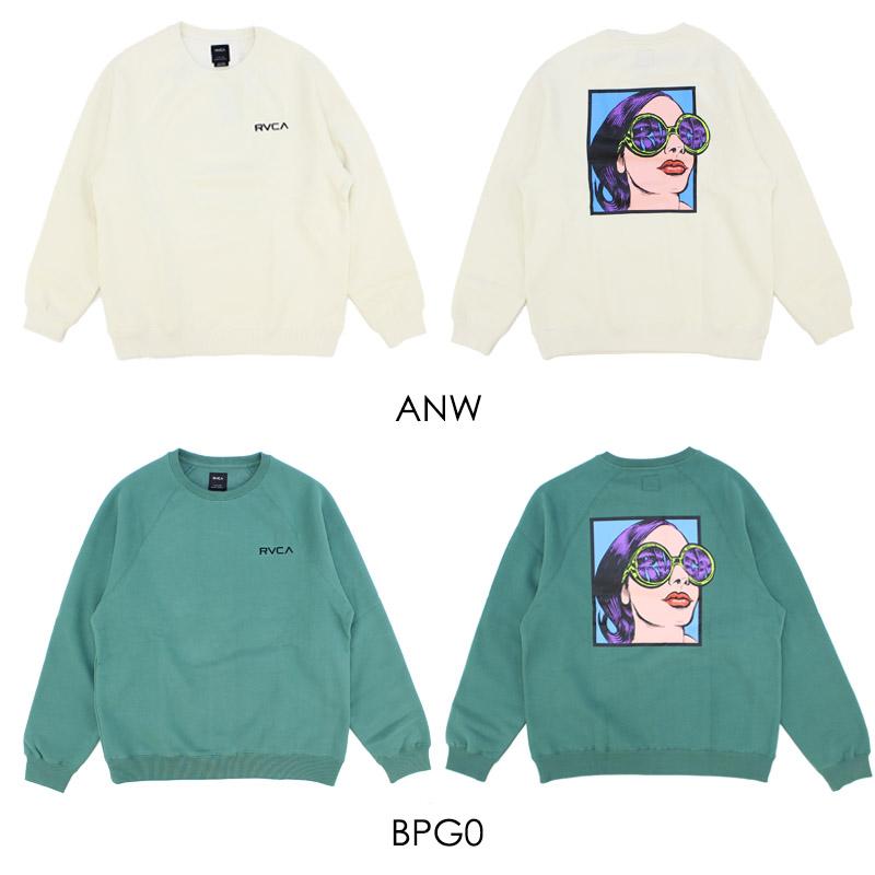 【RVCA】 LOVE OR HATE ロゴクルーネック スウェット セール】[RVCA/ルーカ] ビックブランドロゴ クルーネック