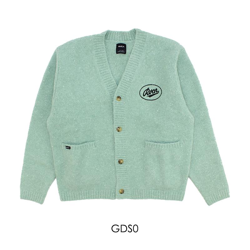 カーディガンr様 RVCA ルーカ WORK SCRIPT CARDIGAN bc042-090 メンズ ニット