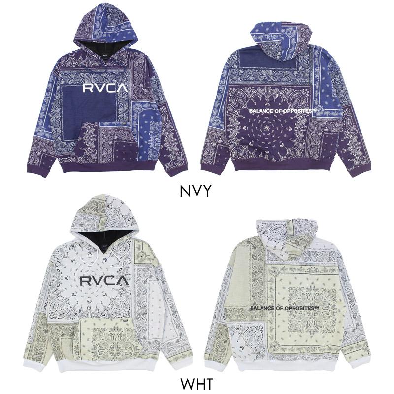 RVCA ルーカ PATCHWORK BANDANA HOODIE bc042-158 メンズ