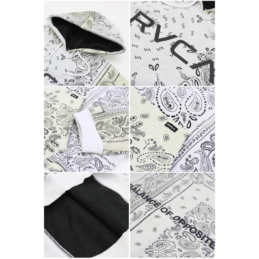 早い者勝ち！⭐️特別価格⭐️RVCA メンズパーカー バンダナ柄 セットアップ XL RVCA（ルーカ） RVCA PATCHWORK BANDANA HOODIE bc042-158 メンズ