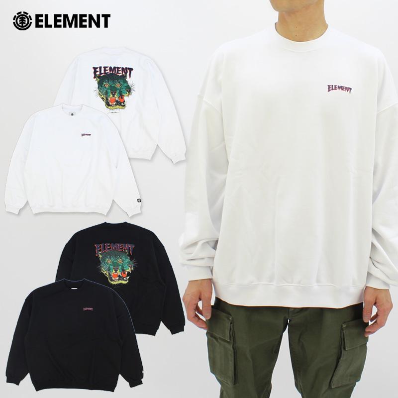 ELEMENT エレメント HIROTTON LEOPARD CREW トレーナー