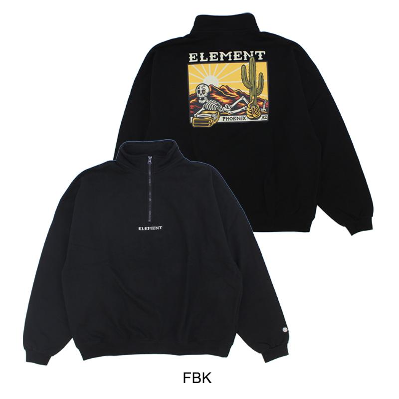 ELEMENT エレメント TIMBER DUSK HALF ハーフジップ トレーナー