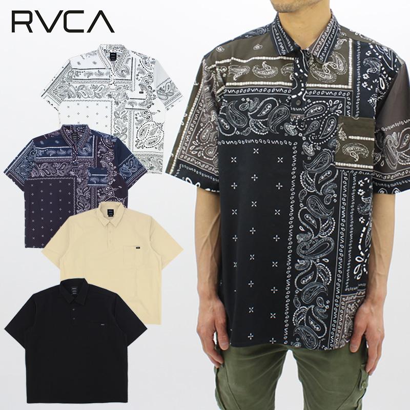ルーカ RVCA RVCA メンズ BANDANA UT SHIRTS ショートスリーブシャツ  ポロシャツ 男性 bd041-159 RVCA（ルーカ） RVCA RVCA メンズ BANDANA UT SHIRTS ショートスリーブ
