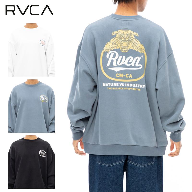 ルーカ RVCA PANTERO CR メンズ クルースウェット トレーナー 長袖  スウェット 男性 bd042-152 RVCA（ルーカ） RVCA PANTERO CR メンズ クルースウェット トレーナー