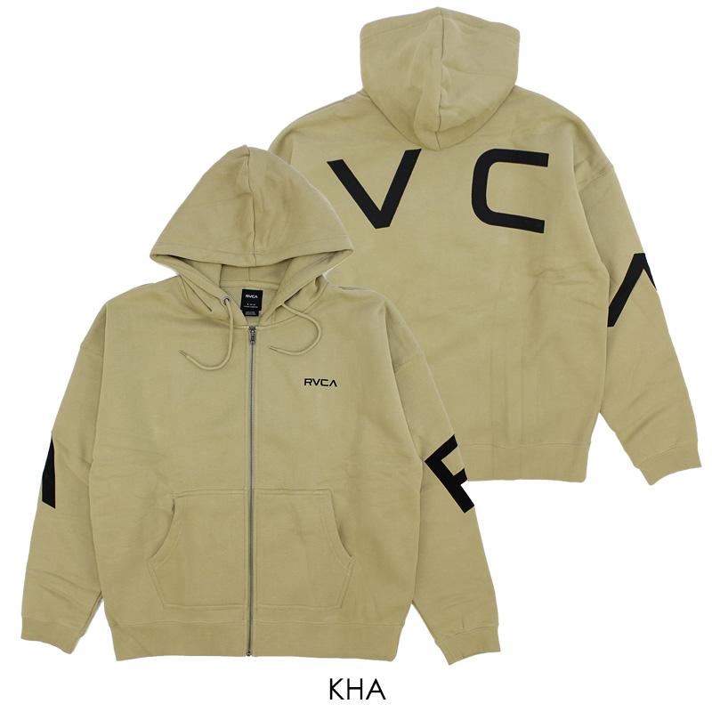 RVCA（ルーカ） RVCA FAKE RVCA ZIP HOODIE メンズ ジップアップ