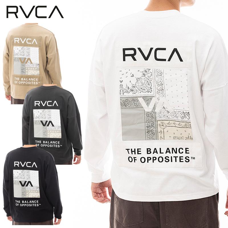 RVCA ルーカ BANDANA LS TEE バンダナ柄 ロングスリーブTシャツ
