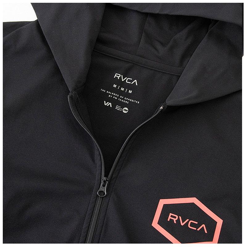 ルーカ RVCA HEX LS SURF HOODIE ラッシュガード フーディー ジップ