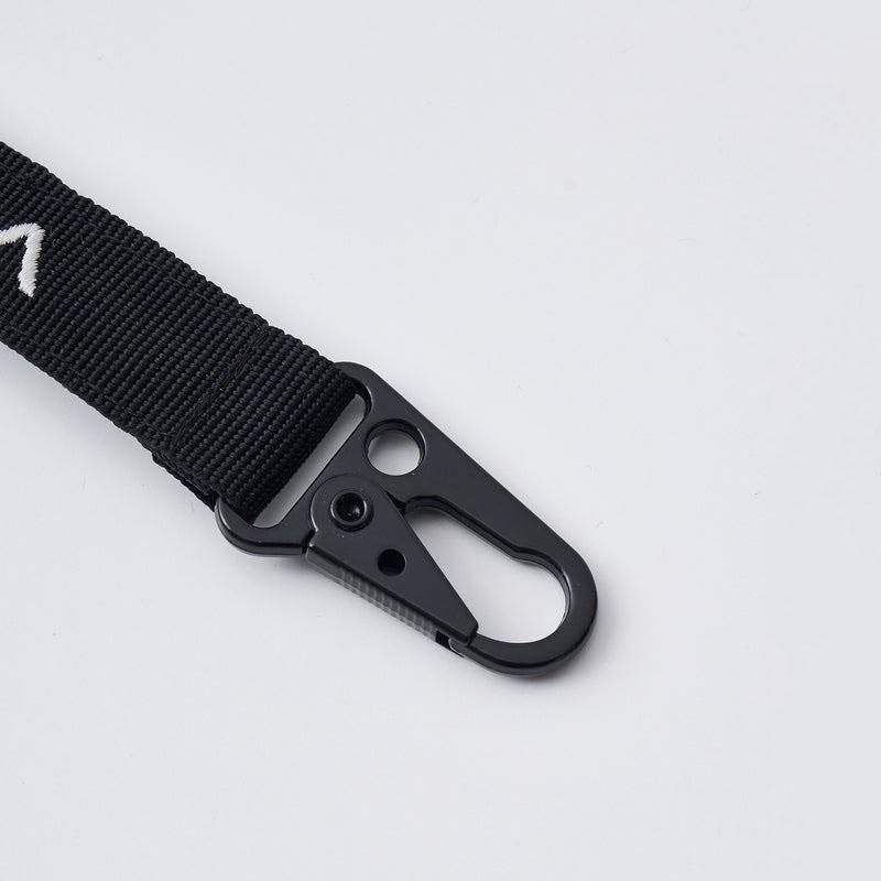 RVCA（ルーカ） カラビナ付きキーホルダー ストラップキーリング ロゴ