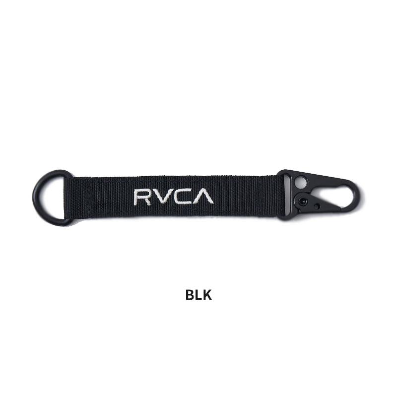 RVCA（ルーカ） カラビナ付きキーホルダー ストラップキーリング ロゴ