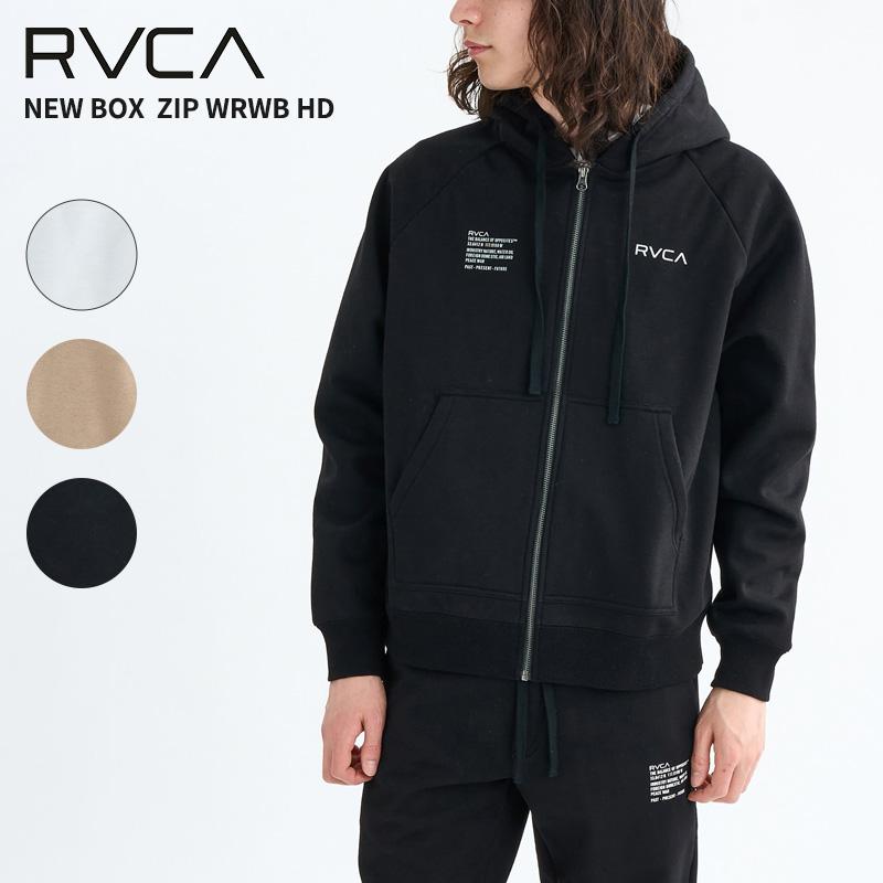 【新品未使用】ルーカ　メンズジップアップパーカー RVCA（ルーカ） メンズ ジップアップ スウェット パーカー NEW BOX ZIP