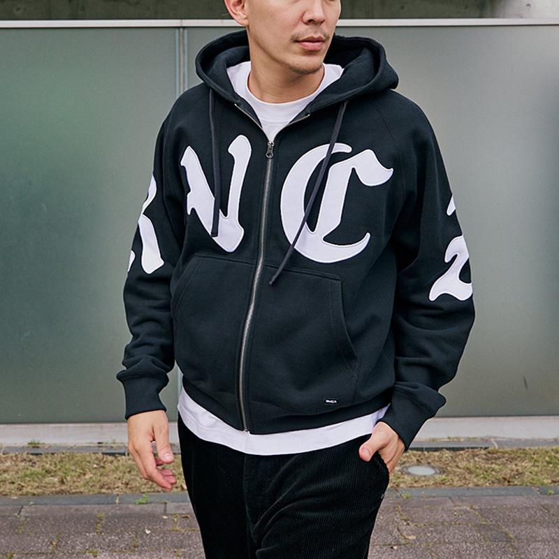 RVCA（ルーカ） メンズ スウェットパーカー メンズ WORLD WIDE ZIP HD