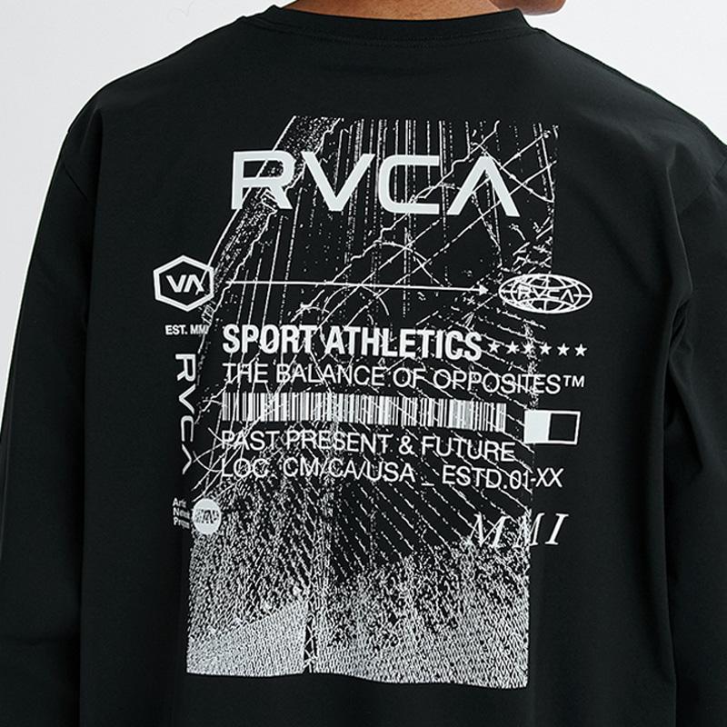 RVCA（ルーカ） メンズ 長袖ラッシュガード UVカット 速乾 CLOSED