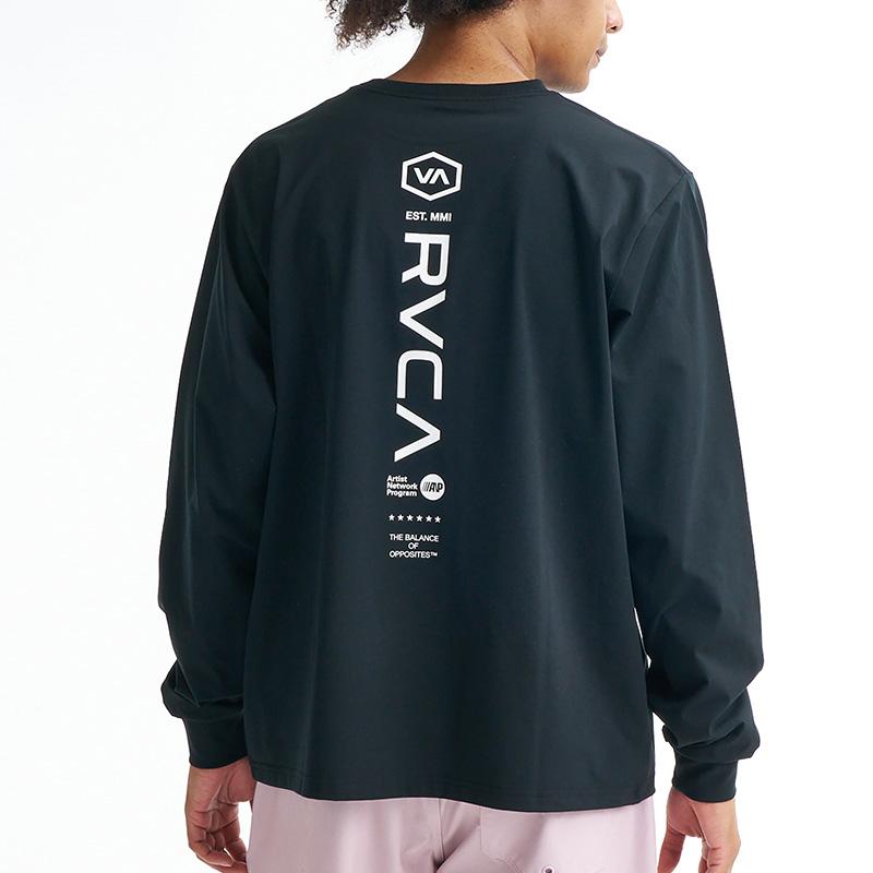 RVCA（ルーカ） メンズ 長袖ラッシュガード UVカット 速乾 STRAIGHT