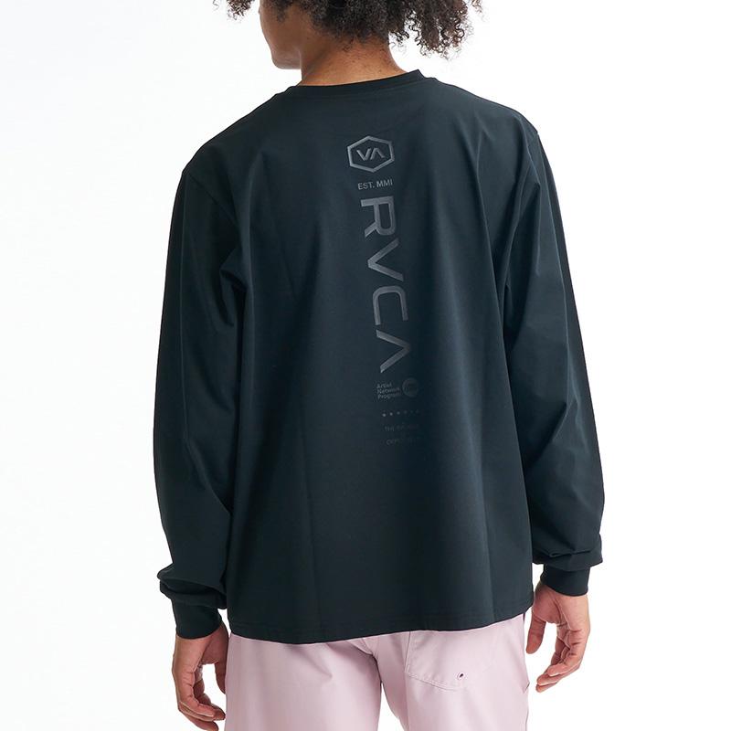 RVCA（ルーカ） メンズ 長袖ラッシュガード UVカット 速乾 STRAIGHT